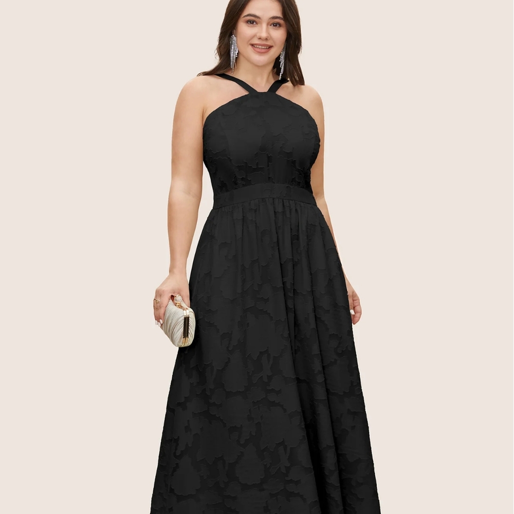 BloomChic Black Floral Maxi Dress